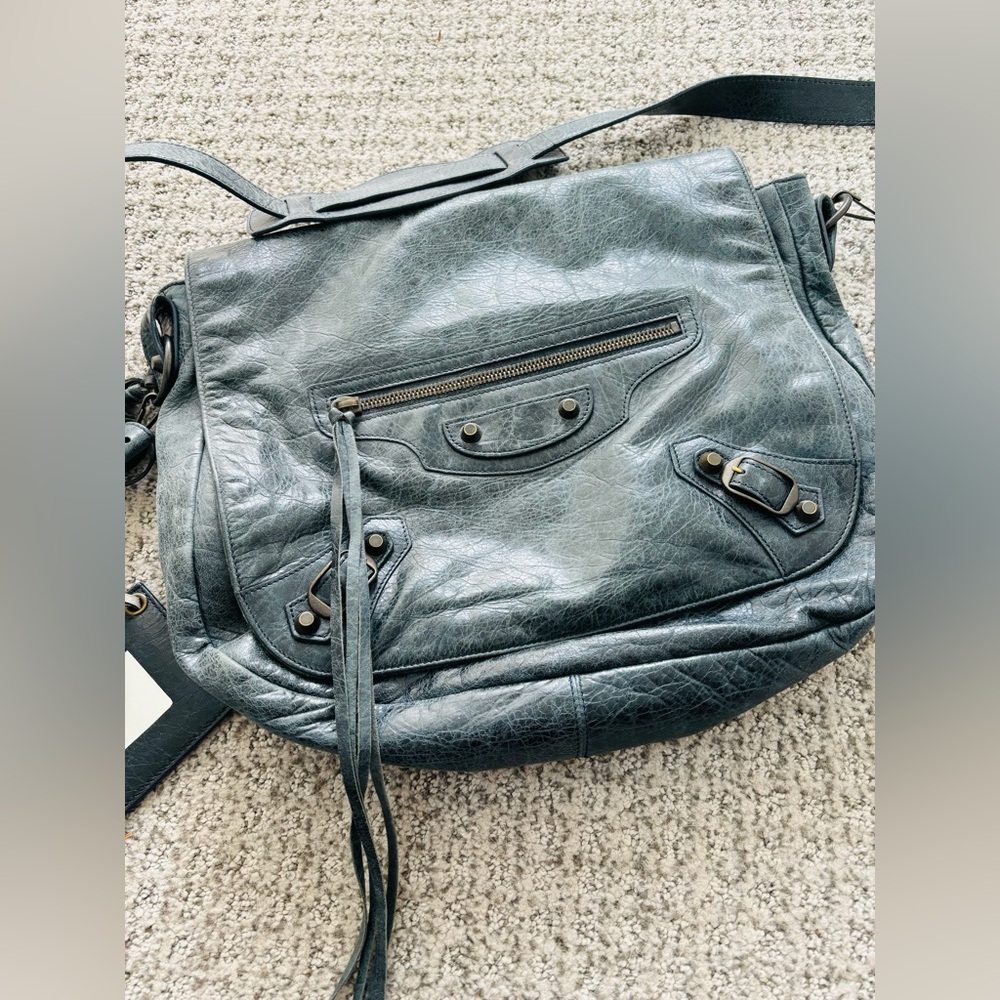 Balenciaga Motocross Folk Messenger Bag - Picture 5 of 8
